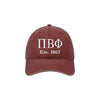 Pi Beta Phi Beach Washed Hat