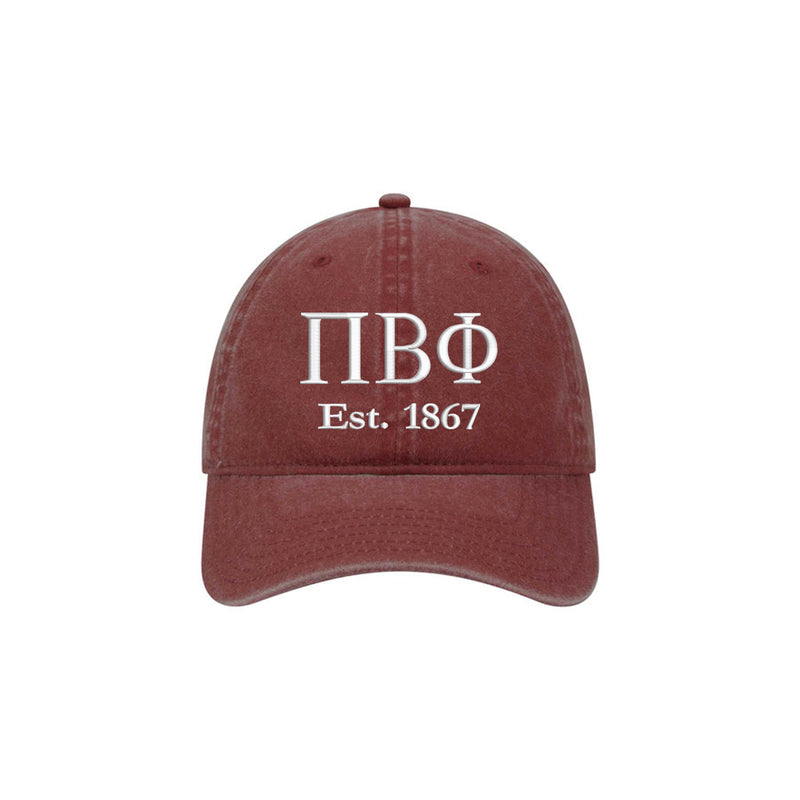 Pi Beta Phi Beach Washed Hat