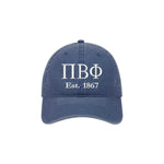 Pi Beta Phi Beach Washed Hat