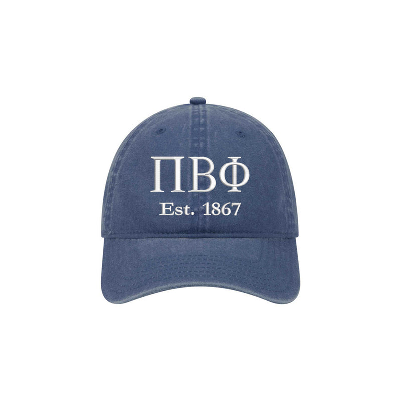 Pi Beta Phi Beach Washed Hat