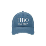 Pi Beta Phi Beach Washed Hat