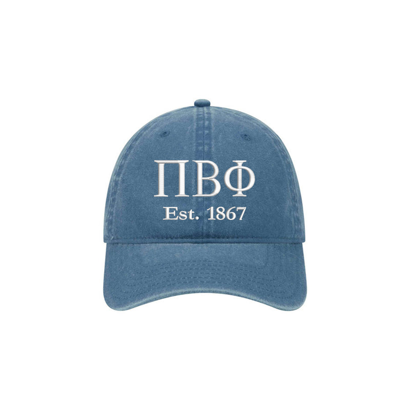 Pi Beta Phi Beach Washed Hat