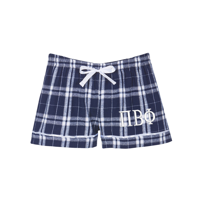 Pi Beta Phi Flannel Boxer Shorts
