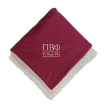 Pi Beta Phi Sherpa Throw Blanket