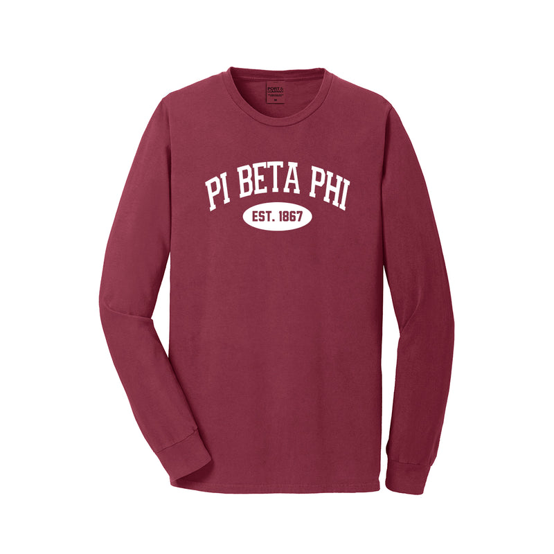 Pi Beta Phi Long Sleeve Vintage T-Shirt