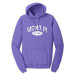 Sigma Pi Hooded Pullover Vintage Sweatshirt