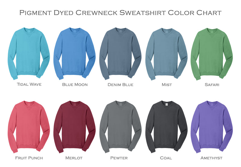 Alpha Sigma Alpha Vintage Color Crewneck Sweatshirt