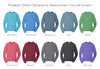 Sigma Kappa Vintage Color Crewneck Sweatshirt