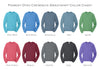 Delta Delta Delta Vintage Color Crewneck Sweatshirt