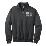 Pi Kappa Alpha Quarter Zip Pullover Sweatshirt