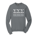 Sigma Sigma Sigma Vintage Color Crewneck Sweatshirt