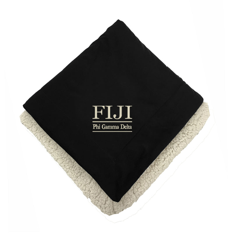 Phi Gamma Delta Sherpa Lined Blanket