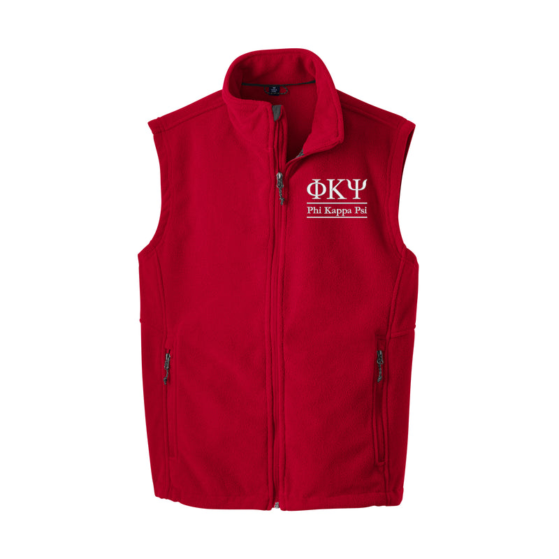 Phi Kappa Psi Fleece Vest