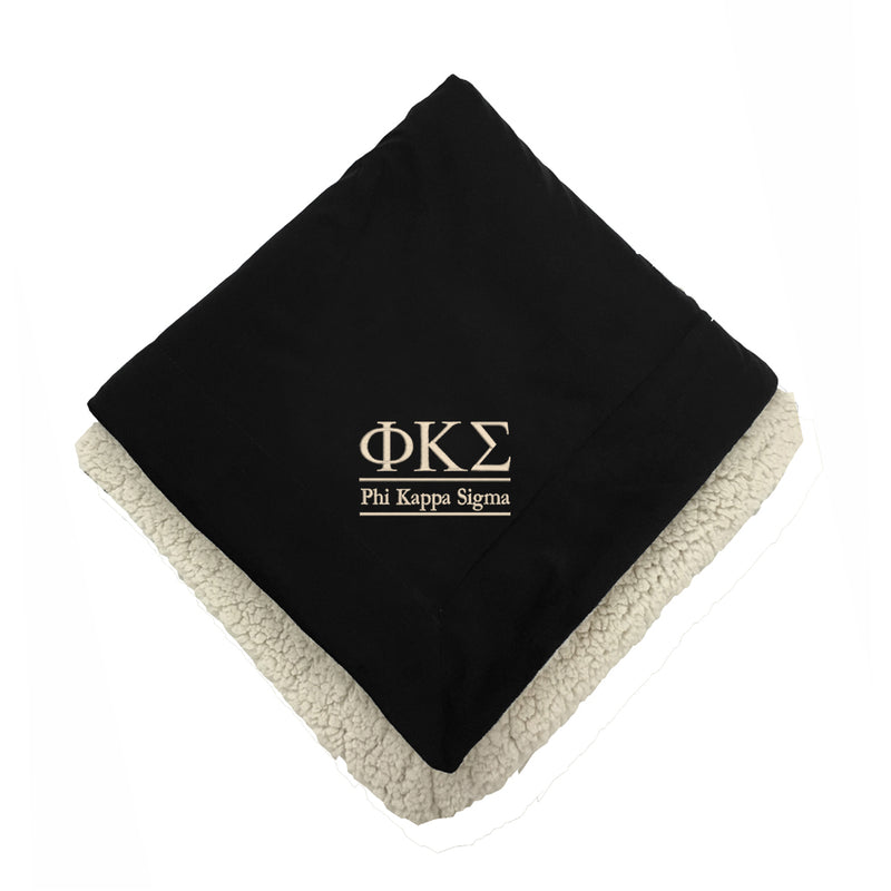 Phi Kappa Sigma Sherpa Lined Blanket