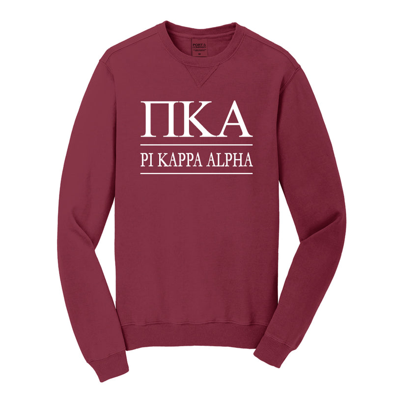 Pi Kappa Alpha Beach Washed Crewneck Sweatshirt