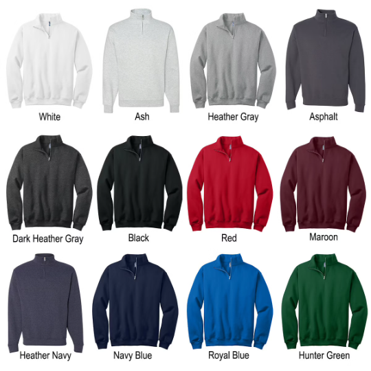 Phi Alpha Delta Quarter Zip Pullover Sweatshirt