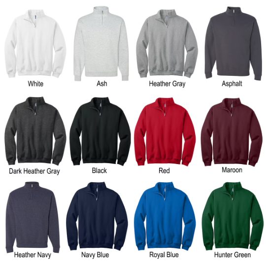 Kappa Sigma Quarter Zip Pullover Sweatshirt