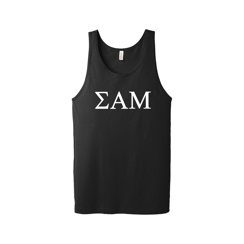 Sigma Alpha Mu Fraternity Jersey Tank Top