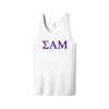 Sigma Alpha Mu Fraternity Jersey Tank Top