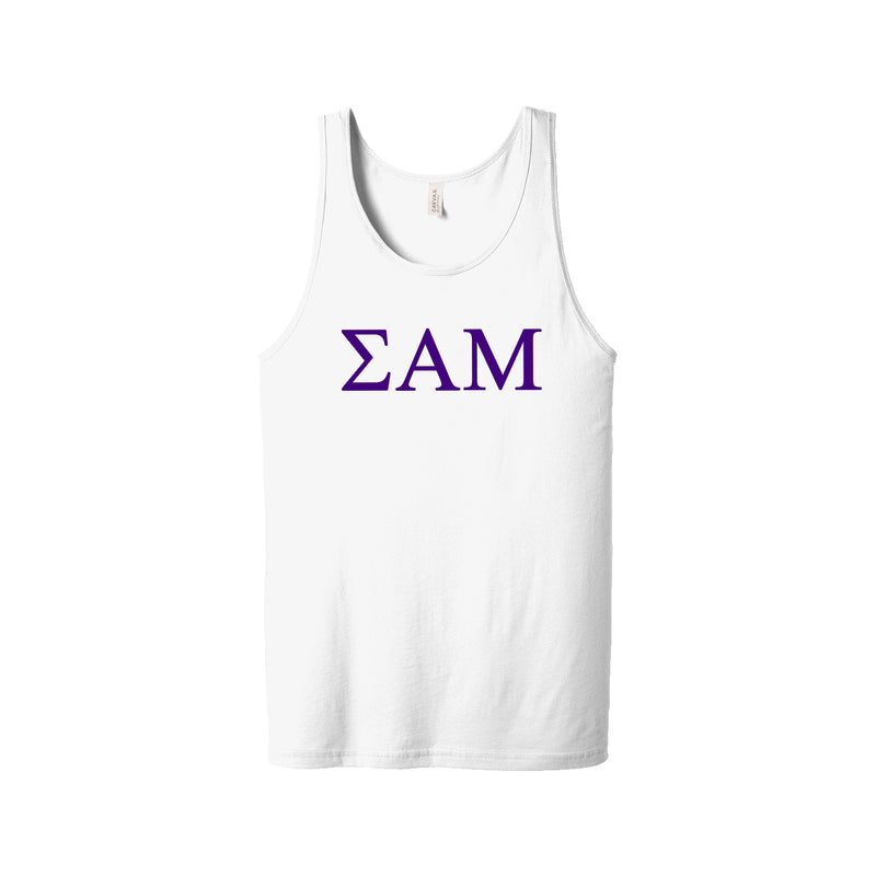 Sigma Alpha Mu Fraternity Jersey Tank Top