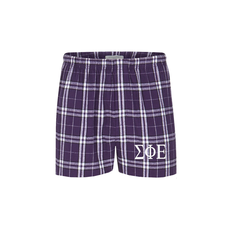 Sigma Phi Epsilon Pajama Bottom Shorts-Boxers