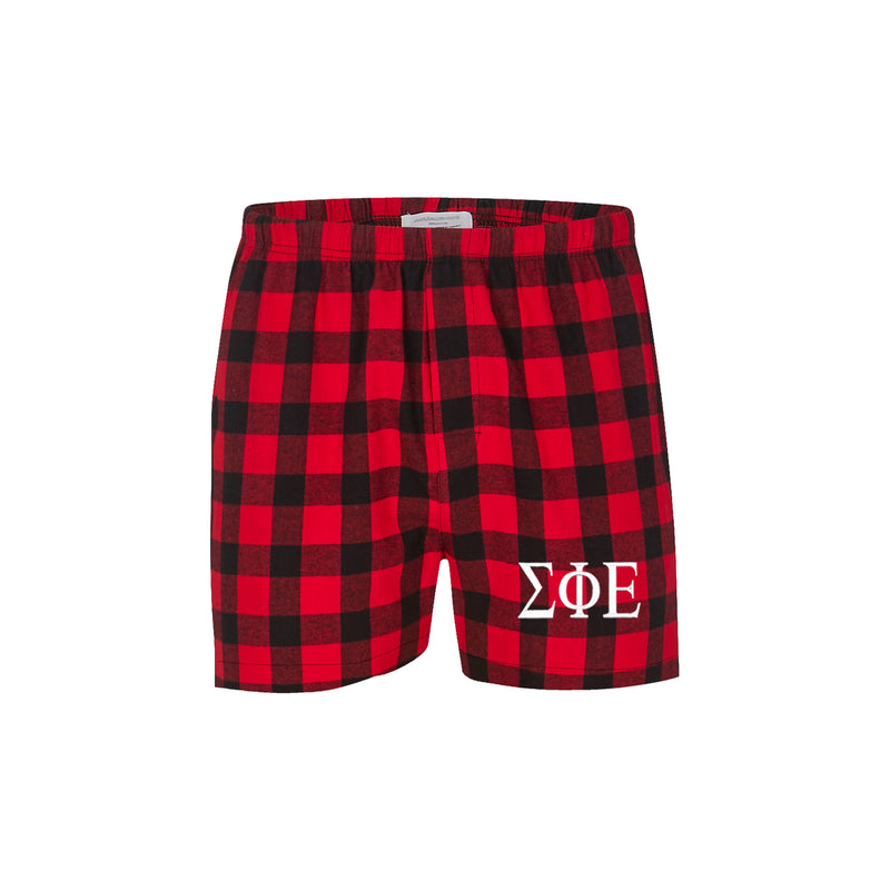 Sigma Phi Epsilon Pajama Bottom Shorts-Boxers