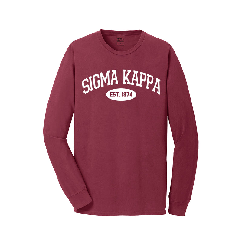 Sigma Kappa Long Sleeve Vintage T-Shirt