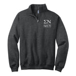Sigma Nu Quarter Zip Pullover Sweatshirt