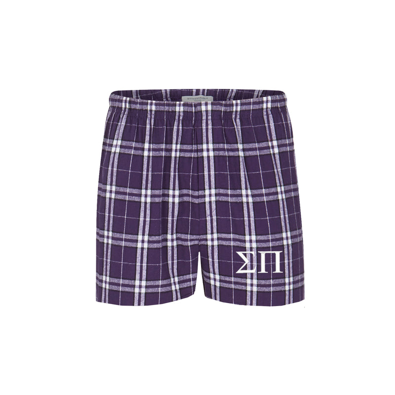 Sigma Pi Pajama Bottom Shorts-Boxers