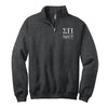 Sigma Pi Quarter Zip Pullover Sweatshirt