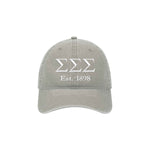 Sigma Sigma Sigma Beach Washed Hat