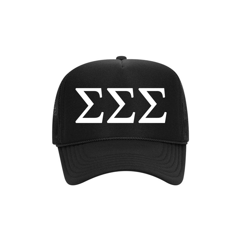 Sigma Sigma Sigma Trucker Hat