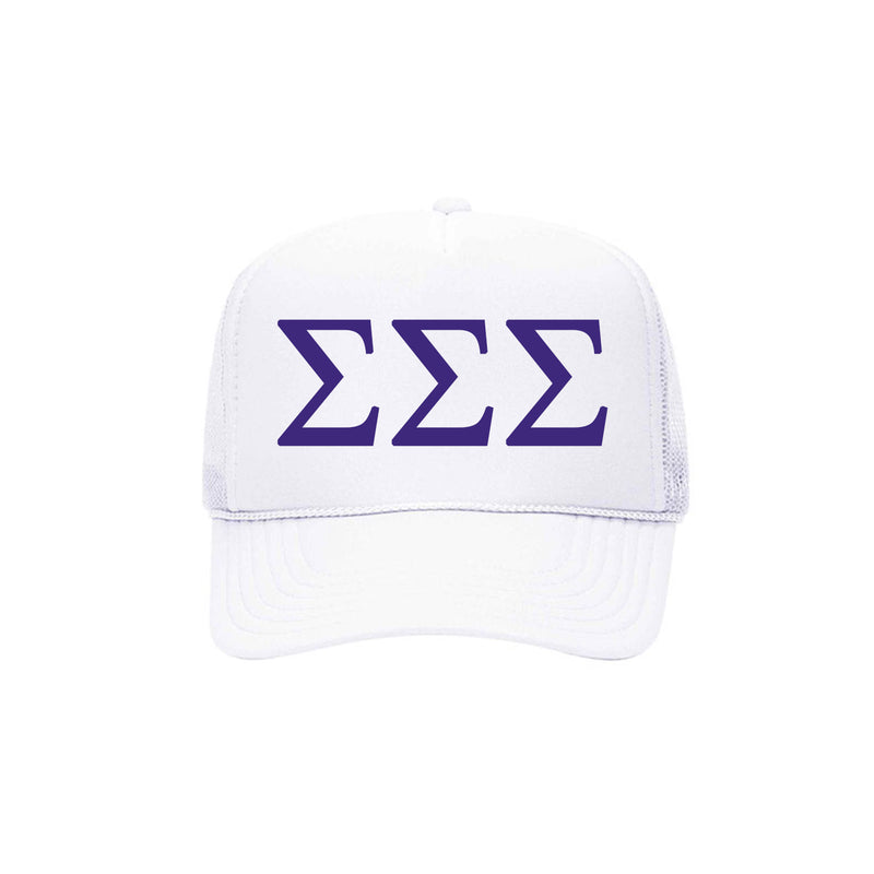 Sigma Sigma Sigma Trucker Hat