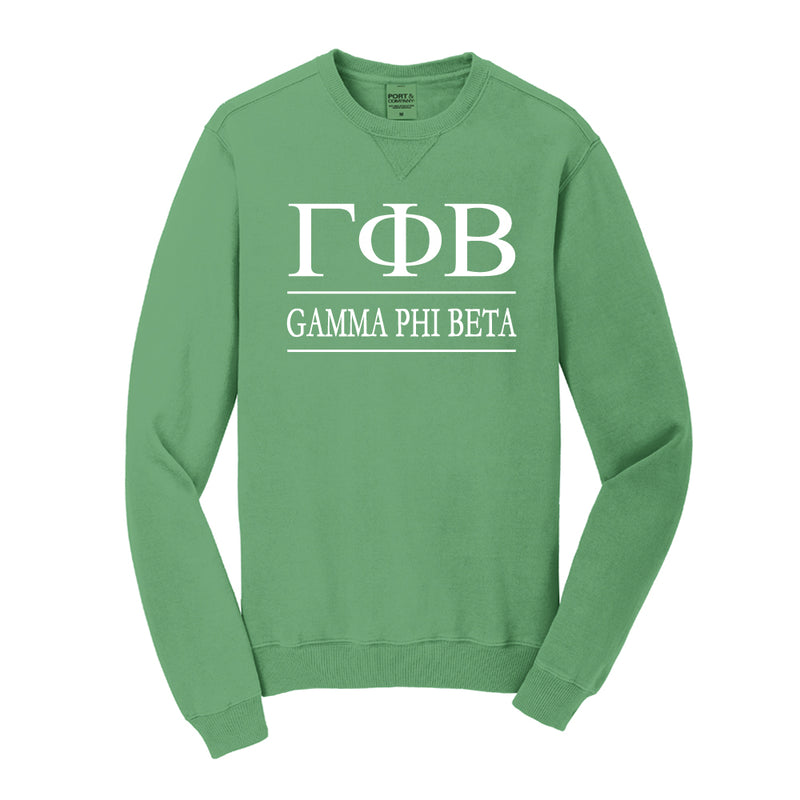 Gamma Phi Beta Vintage Color Crewneck Sweatshirt