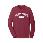 Sigma Alpha Long Sleeve Vintage T-Shirt