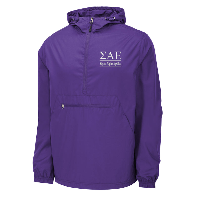 Sigma Alpha Epsilon Windbreaker - Pullover