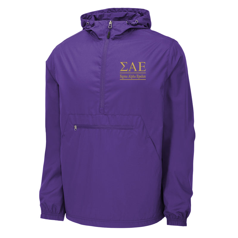 Sigma Alpha Epsilon Windbreaker - Pullover