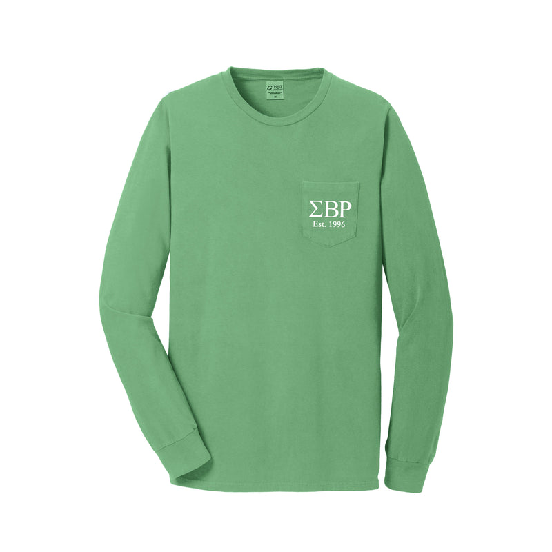 Sigma Beta Rho Long Sleeve Pocket Tee