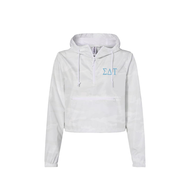 Sigma Delta Tau Crop Windbreaker