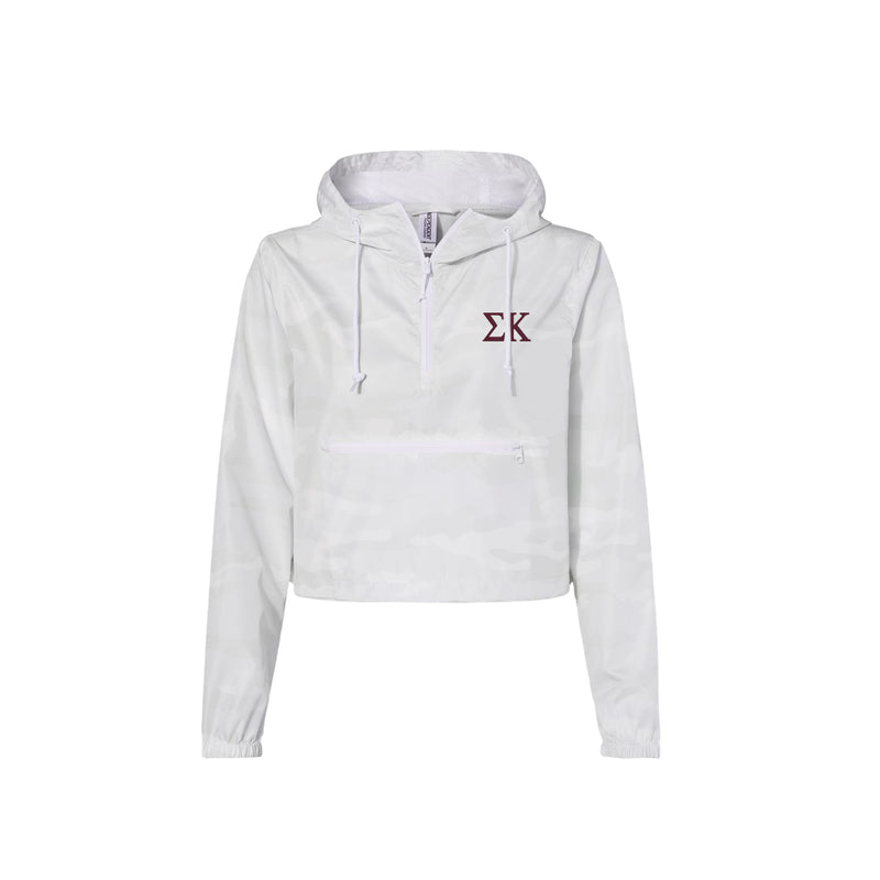 Sigma Kappa Crop Windbreaker