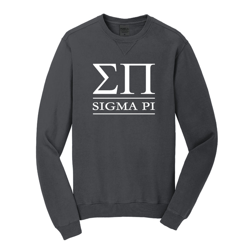 Sigma Pi Beach Washed Crewneck Sweatshirt