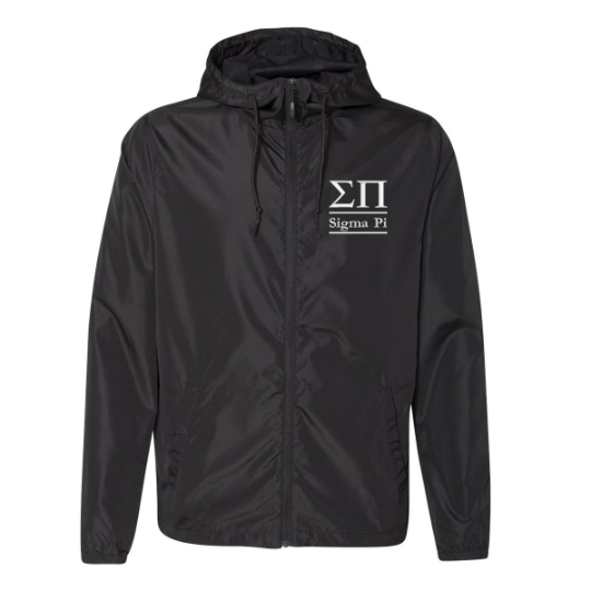 Sigma Pi Lightweight Windbreaker Jacket