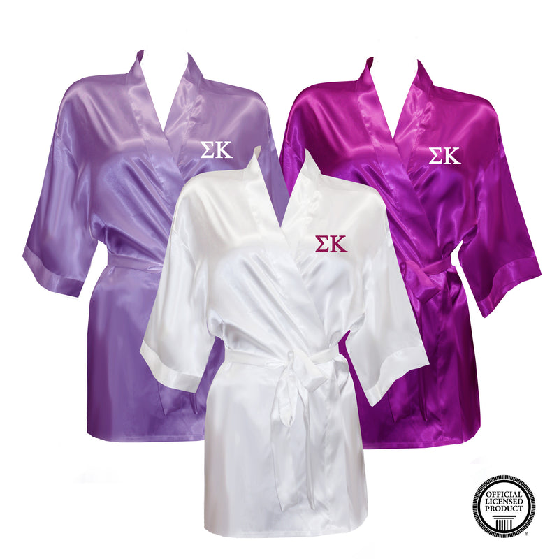 Sigma Kappa Satin Robe