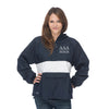 Delta Delta Delta Classic Striped Windbreaker - Lined