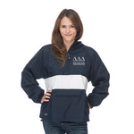 Delta Delta Delta Classic Striped Windbreaker - Lined