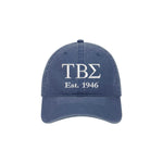 Tau Beta Sigma Beach Washed Hat