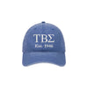 Tau Beta Sigma Beach Washed Hat