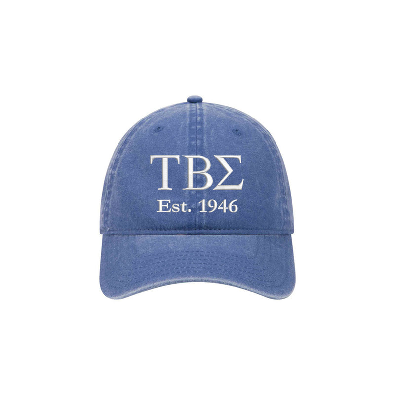 Tau Beta Sigma Beach Washed Hat