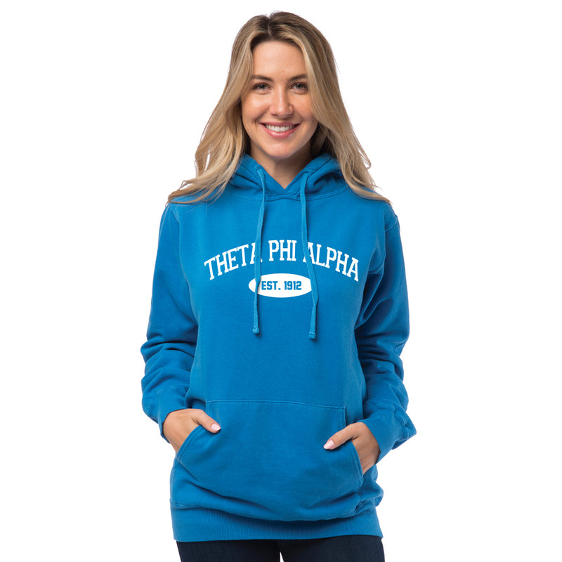 Theta Phi Alpha Hooded Pullover Vintage Sweatshirt