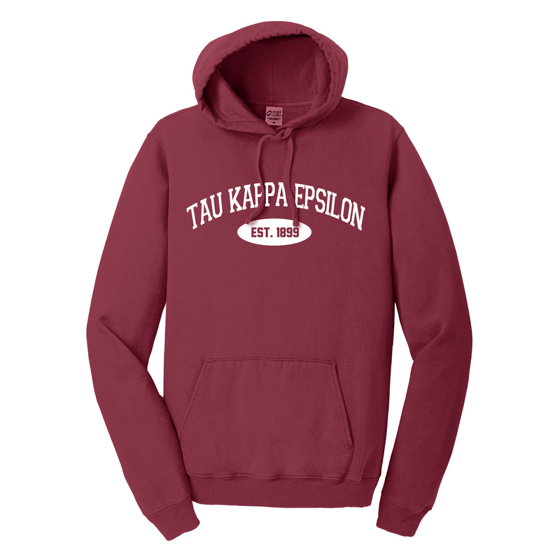 Tau Kappa Epsilon Hooded Pullover Vintage Sweatshirt